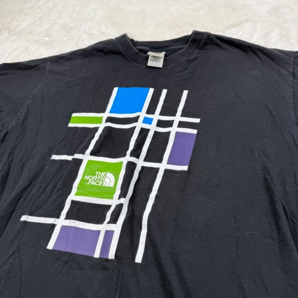The North Face Graphic Short Sleeve T-Shirt Black Vintage Retro Look Men's XL - Picture 2 of 9